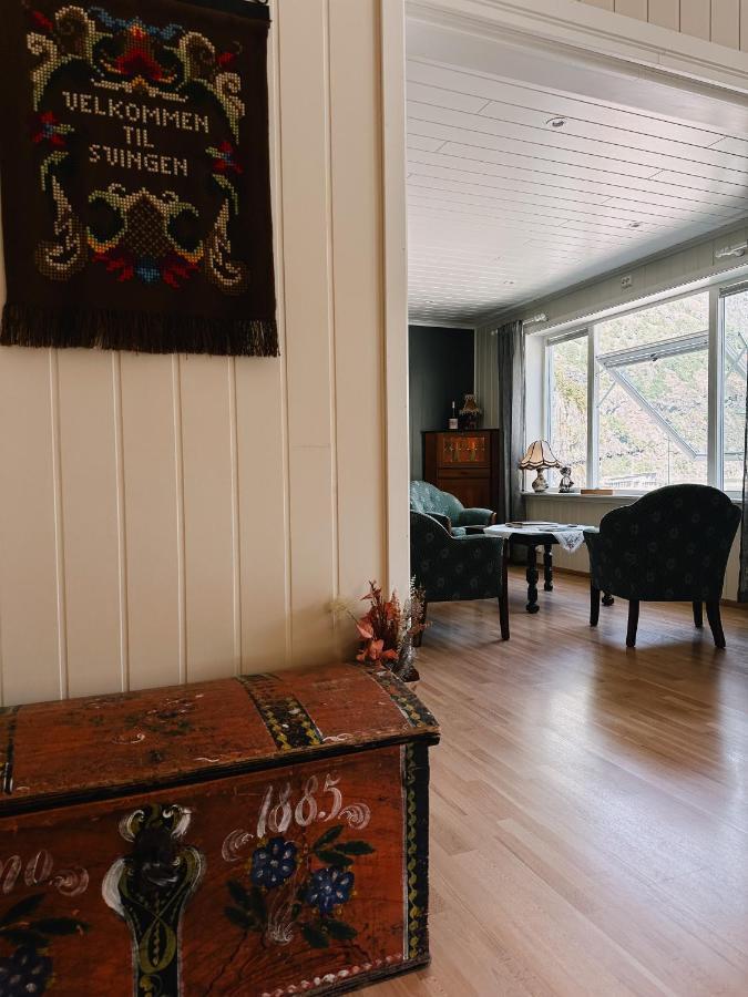 Svingen Guesthouse - Panoramic Fjord Views In Flåm Eksteriør billede
